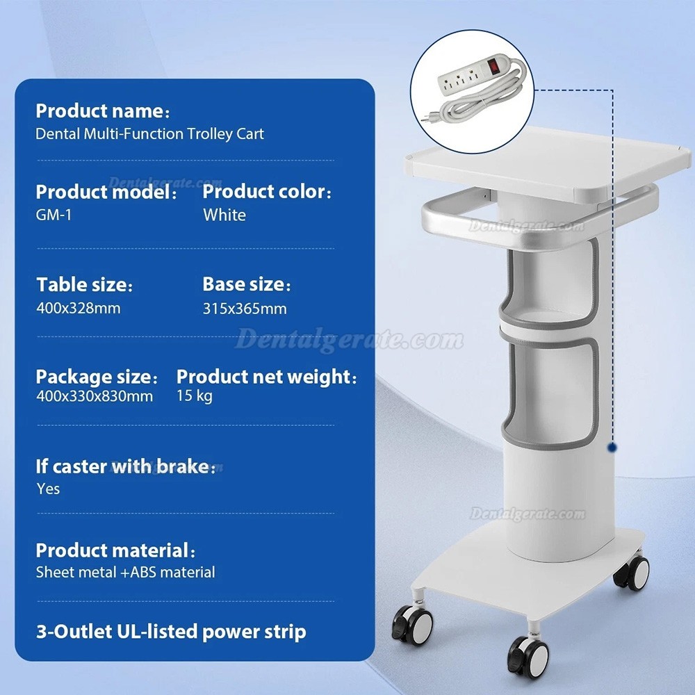 Likaymo GM-1 multifunktions dentalcarts behandlungswagen f&uuml;r implantatmotor und ultraschall-scaler